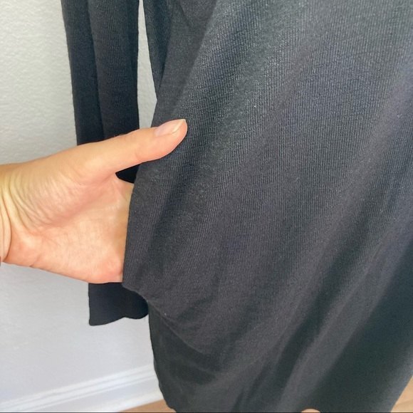 Aritzia Wilfred free Knit dress pockets casual long sleeve v-neck loose flowy - Picture 6 of 8